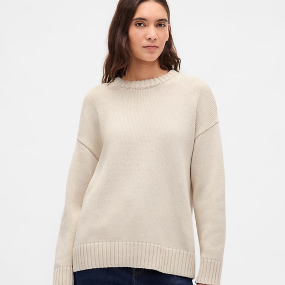 100% Cotton Oversized Sweater in Color Cocoa (deep espresso brown)
